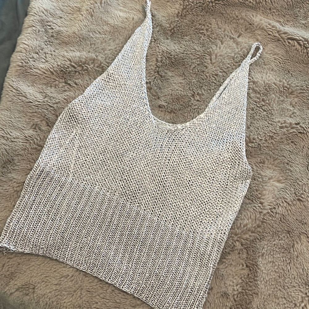 Pink Metallic Tank